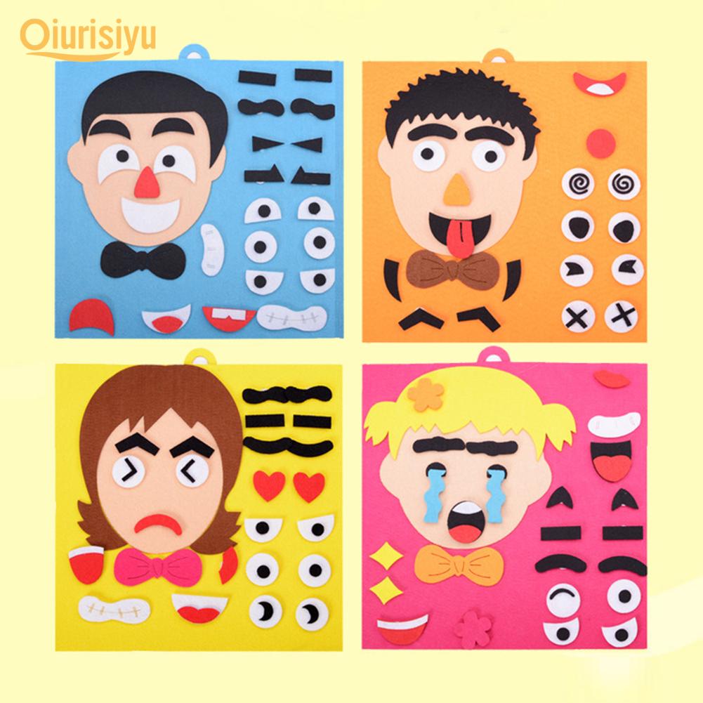 Нетканый материал для самостоятельной сборки пяти органов чувств