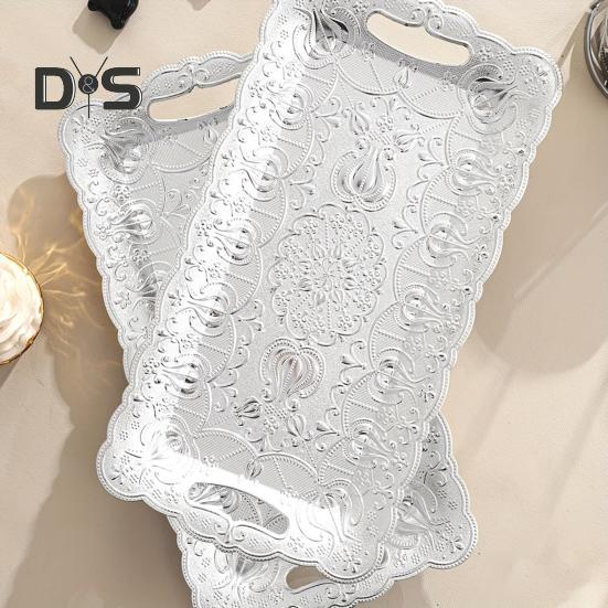 Фруктовая тарелка сервировочный поднос для вечеринки небьющаяся фруктовая тарелка закуски десерт многоразовый поднос рождественский декор ресторана