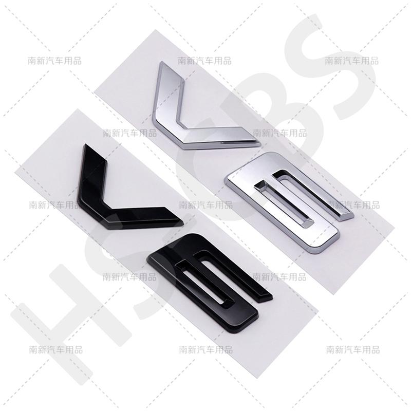 V6 Engine Displacement Logo Emblem ABS Car Sticker Badge for Toyota Alphard Rear Trunk Tailgate Stickers Car Styling Accessories