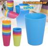 PDTO 15 шт. пластиковые стаканчики красочные чашки для воды праздничные принадлежности чашка для питья домашняя посуда