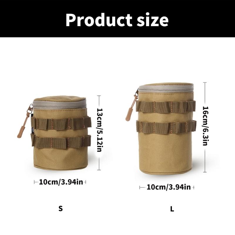 Water Bottle Heat Insulation Protect Cover Tactically Water Bottle Pouches Bag Kettles Carriers Bag Outdoor Tool Organizers