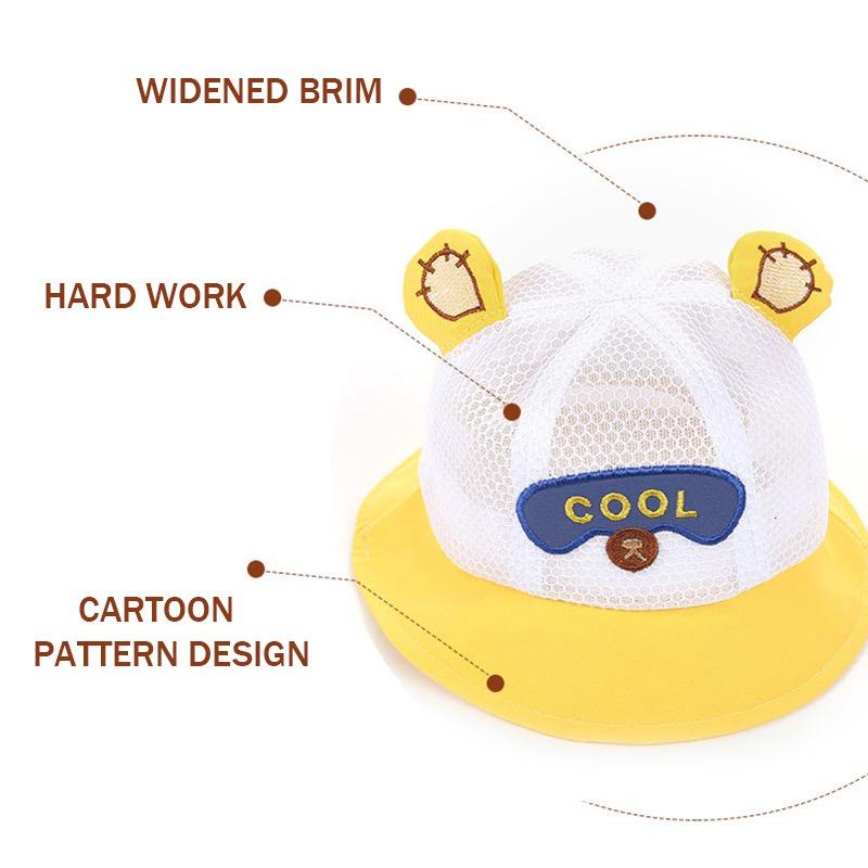 Кепки Новая универсальная шляпа от солнца Детский солнцезащитный козырек для мальчиков и девочек