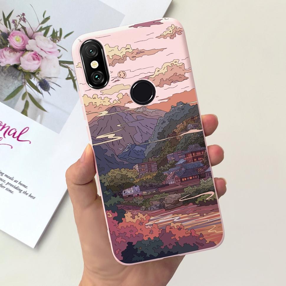 Для Xiaomi Mi A2 Lite (Редми 6 Про) Чехол Новый Модный Мягкий Тонкий Чехол для Телефона Для Xiaomi MiA2 Lite Redmi6 Pro Полностью Задняя Крышка