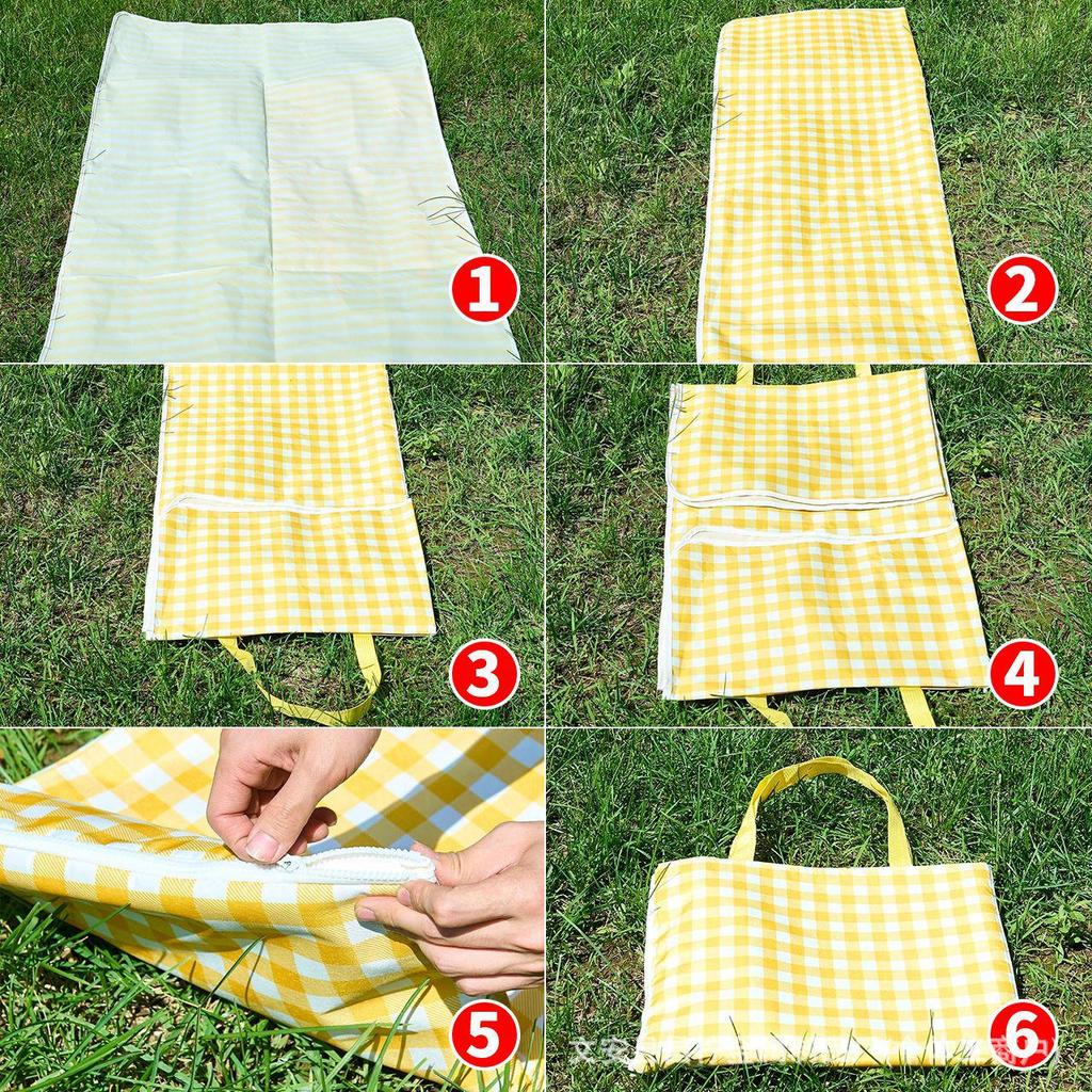 Thickened Portable Outdoor Picnic and Camping Mat – Moisture-proof, Folding Beach Lawn Blanket
