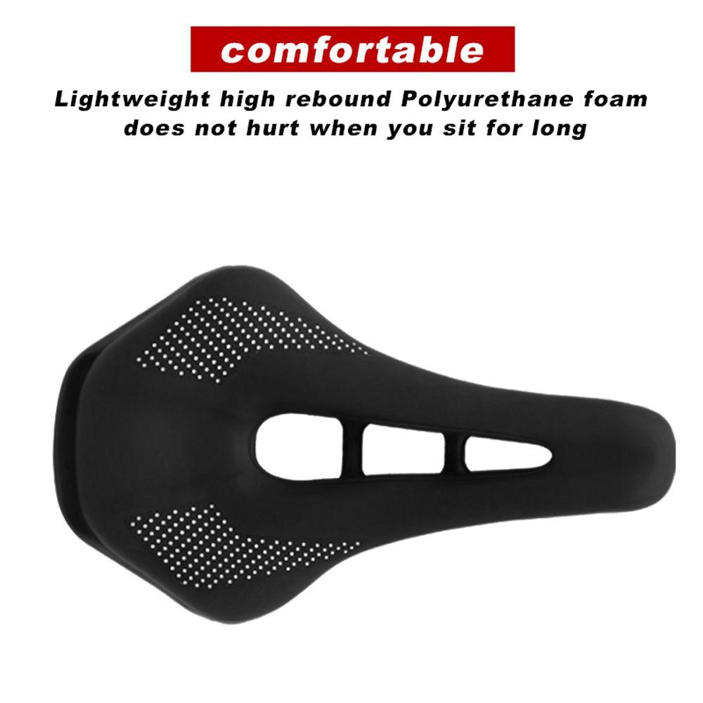 PU Saddle Parts Breathable Leather Gel Filled Seat Cushion Bicycle Seat Cycling Cushion Bike Saddle