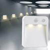 Led Night Light With Wireless Detector 3 Aaa Battery Powered Wall Lamp Pir Motion Sensor Auto On Off Cabinet Stairs Lighting