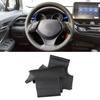Автоаксессуары Внутренняя накладка на руль Перфорированная кожаная отделка Для Toyota Izoa 2018 C-HR CHR 2016 2017 2018 Черный