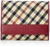 Бумажник бифолд Daks HouseCheck, мужской, красный, один размер