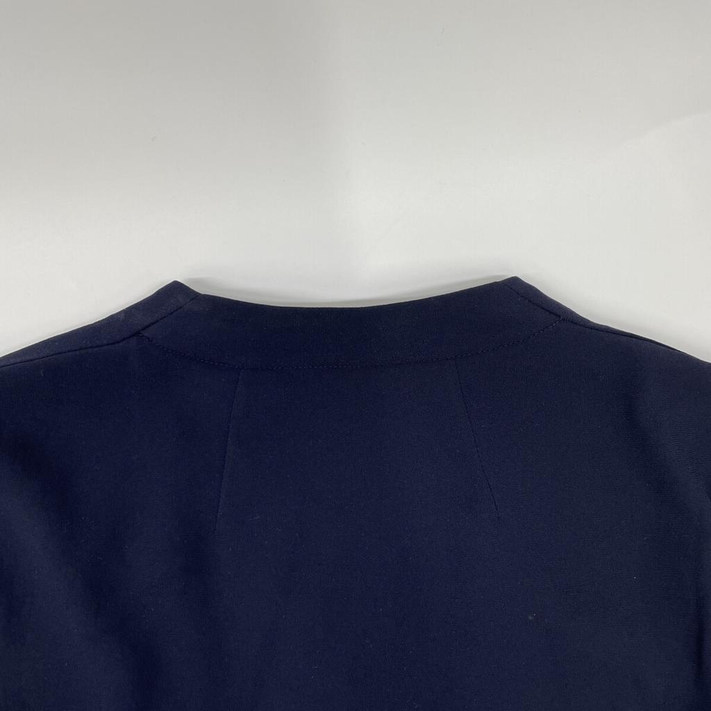 Theory 23 Years Navy Collarless Jacket Jacket 0 NavyUsed