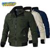 XS-2XL Men's Jacket Man Outdoor Sweatshirts Pocket Flexible Loose Sports Fitness Casual Male Trench Coat Windcheater Jacket For Men