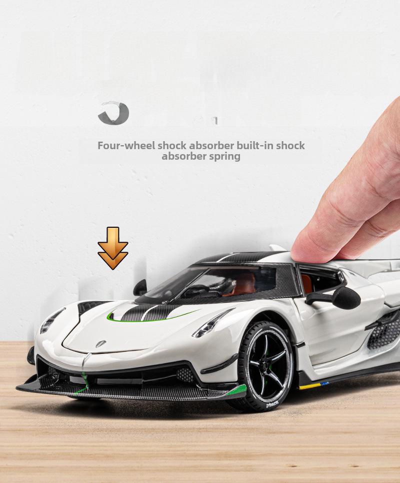 Koenigsegg 1:Модель суперкара из сплава 24: Большая детская игрушка и коллекционный предмет