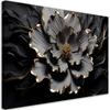 Canvas Print, Abstract Lotus Flower Glamour AI