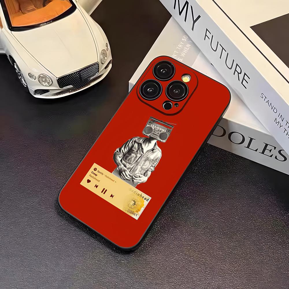Чехол для телефона Radiohead для 16 Pro Max Iphone 17 Pro Max 14 15 Plus 12 13 11 Pro Xr X Xs SE Задняя крышка