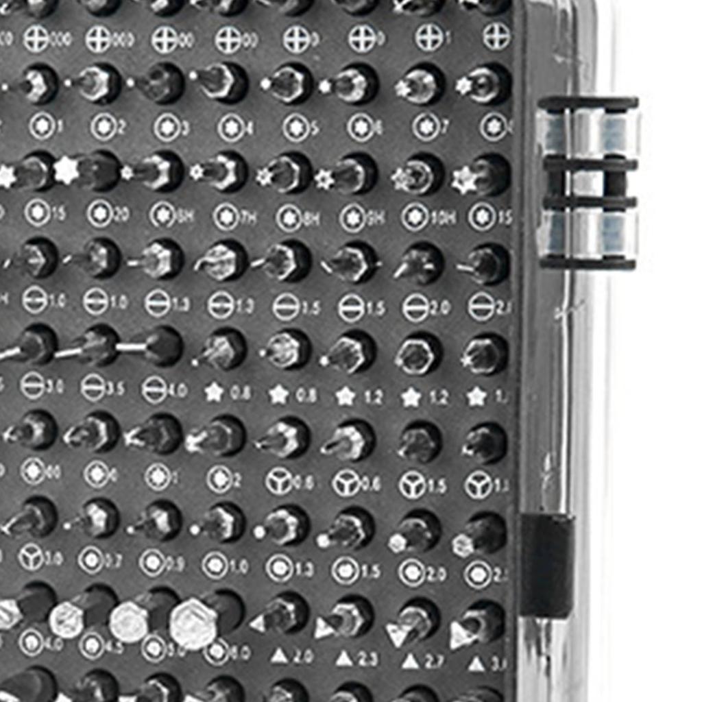 Набор отверток 115 в 1 Магнитный Точный Набор для ремонта мобильных телефонов Инструменты для обслуживания Серо-черный