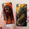 Для iPhone 5 5 SE (2016) 4 4s Крутой чехол для телефона с узором Дракон и Тигр Для iPhone5 iPhone4 Мягкие силиконовые TPU чехлы