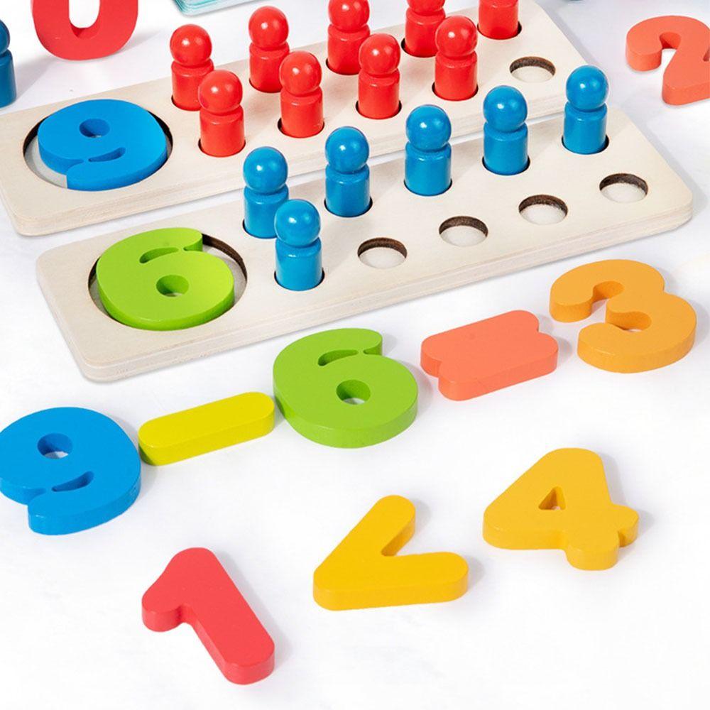 Montessori Number Block Montessori Math Toy Counting Toy  Early Educational Toy