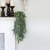 Зеленые висячие искусственные растения эвкалипта, листья виноградной лозы, домашний декор для сада, искусственные растения, трава, Свадебная вечеринка, декор для стен
