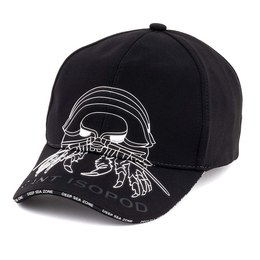 Carolata Giant Isopod Sports Cap Realistic Sea Creature Hat for All Seasons (Black/Free Size) Men,