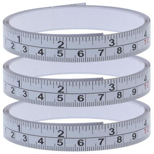 Angoily Self-Adhesive Tape Measure, 78 Inches (200cm), Meets Official English Standards, Self-Adhesive, Clear Graduations, for Measuring