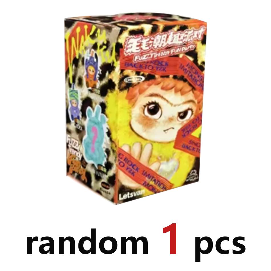 Wakuku Пушистый Модный Веселый Подарочная Коробка Милая Фигурка Wakuku Секретная Коробка Милая Кукла Подвеска Кукла Сюрприз Мешок Подарок Игрушка