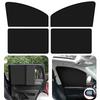 Magnetic Car Sunshade Cover Summer UV Protection Side Rear Window Curtain Black Mesh Sun Shade Cover Auto Car Accessories