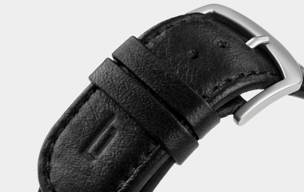 Lilianthal Berlin Small Made in Black Men's Watch, Seconds, Germany, L01-209-B004A,