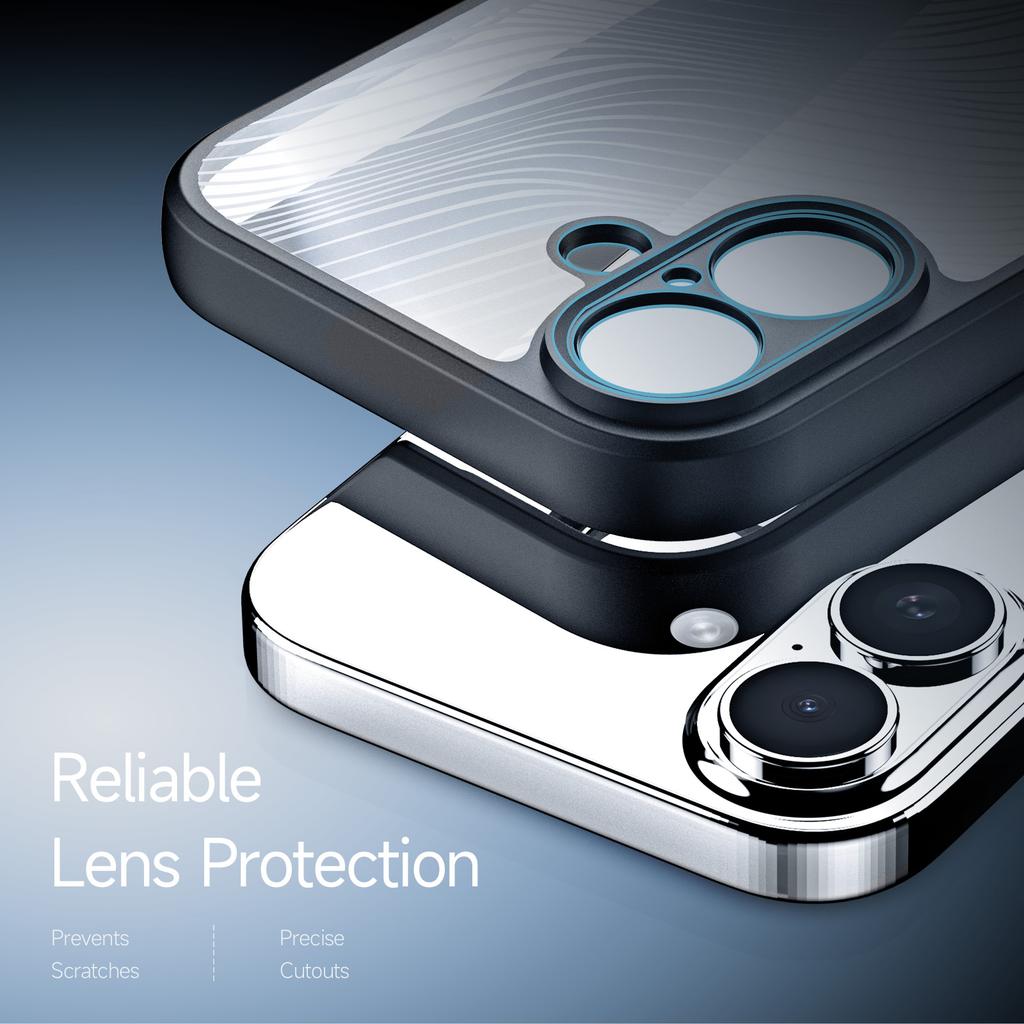 Чехол для iPhone 17 DUX DUCIS Серия Aimo TPU+PC Матовый Противоударный Чехол для Телефона (Сертификация REACH)