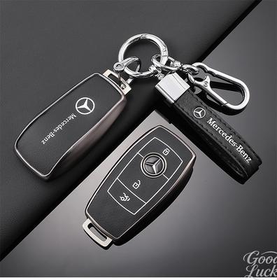 FA02Zinc Alloy Car Smart Key Case Cover For Mercedes Benz A C E S G Class GLC CLE CLA GLB GLS W177 Protection Shell Holder Accessory CSIA1