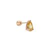 Tirr Lirr 14K Pink Gold Bijoux Pear Yellow Piercing TEJK4P00040M(PC)-Y