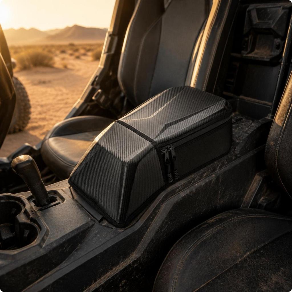 Водонепроницаемая сумка-органайзер для сидений UTV из нейлона 1680D, сумка для хранения на центральной консоли