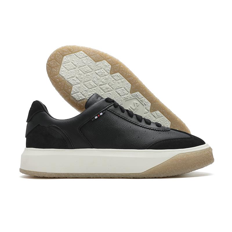 Fila Olimpica Классические Универсальные Прочные Низкие Кеды для Скейтборда Мужские Кроссовки Черные F12M413210FBK