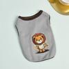 Стильный мягкий сохраняющий прохладу полиэстеровый жилет с рисунком пингвина для щенков, летняя одежда для домашних животных для плюшевых собак