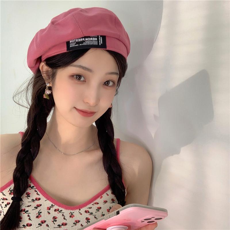 Берет Дышащий Вдохновленный Винтажем Женская Модная Шапка Разных Цветов