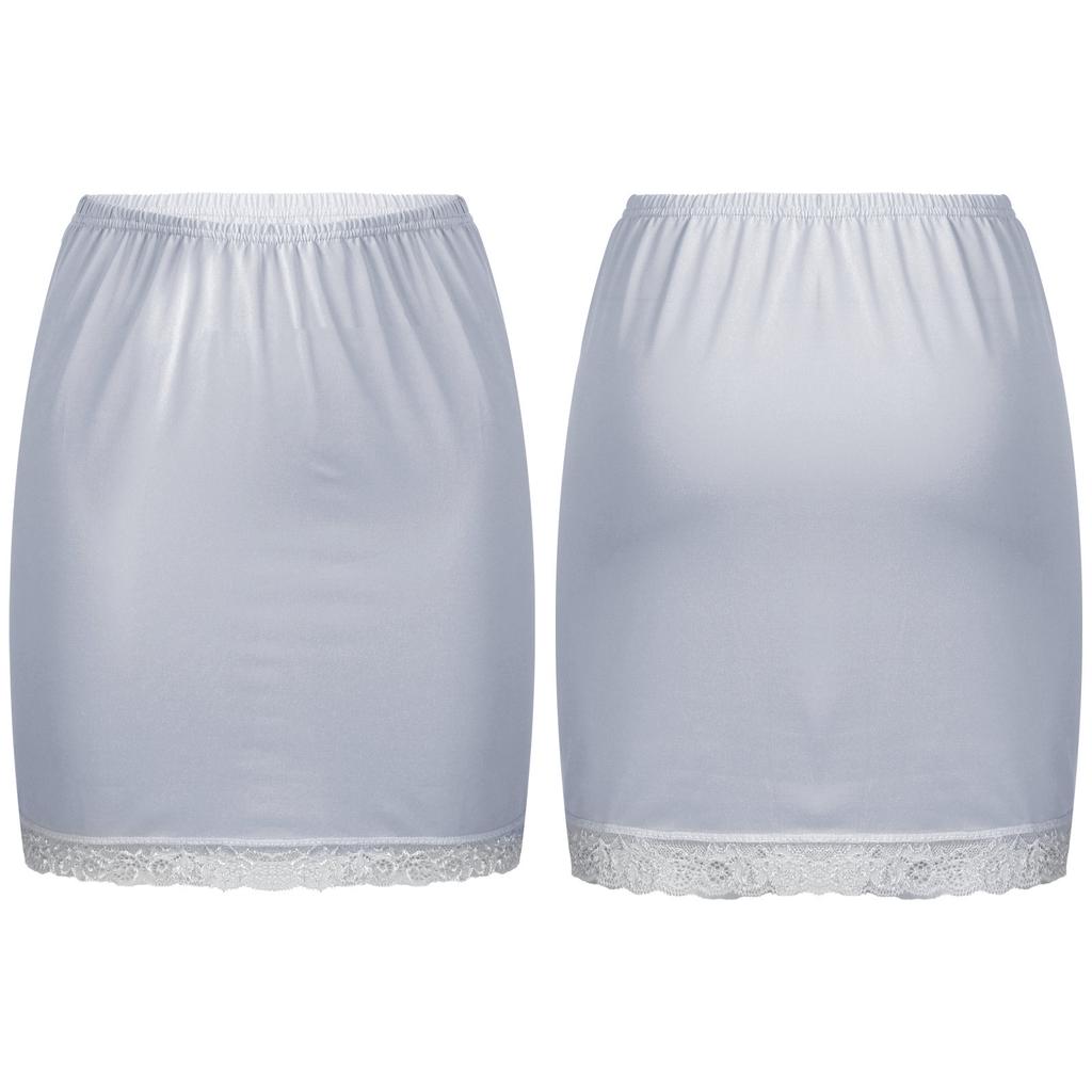 Летняя повседневная мини-юбка, женская базовая юбка, нижнее платье, полуслипы, нижняя юбка