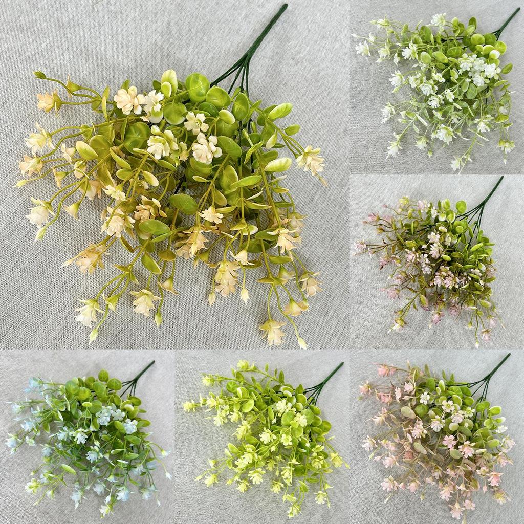 Sampsonii Hance Hypericum Plastic Green Plant Wedding Photography Decor