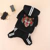 Teddy Dog Clothes Fleece Sweater Pet Clothes Autumn and Winter VIP Bichon Pomeranian Puppy Four-legged Tiger Clothes