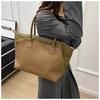 New Trendy Portable Shoulder Underarm Women's Bag Large Capacity Versatile High Sense Commuter Tote Big Bag