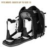 Large Capacity Ski Boot Bag 65L Ski Boot Travel Backpack for Ski Helmet Goggles Snowboard