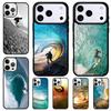 Ударопрочный чехол для телефона с дизайном "Волна для серфинга" для iPhone 17 Air 16e 15 11 12 14 13 Pro Max Чехол Coque