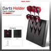 CyeeLife Plastic Dart Holder for 6 Darts, Wall Mountable Dart Holder for Steel Darts and Soft Darts, Dart Accessories