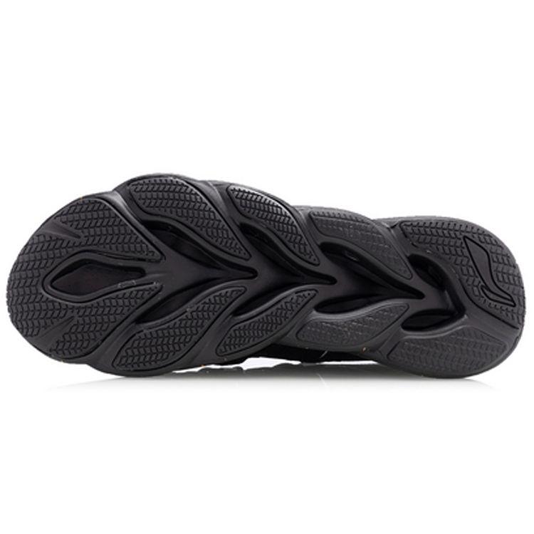 Кроссовки Li Ning Arc Shock Absorbing Non-Slip износостойкие с низким верхом для бега мужские кроссовки черные синие ARHQ057-1