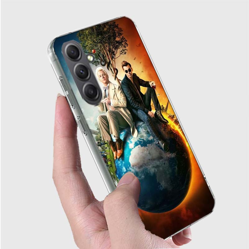 Good Omens TV Phone Case for Samsung A16 A26 A36 A56 A17 A37 A57 A07 A06 A02S A03 A04S A05S Galaxy Note 20 10 A50S A71 A51 A31 A