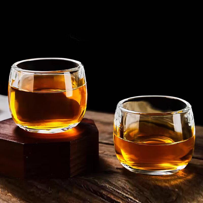 ZISIZ Прозрачные термостойкие ручной работы стеклянные стаканы, набор из 6 штук