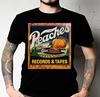 Мужские и женские футболки Peaches Records and Tapes Легкие Классические