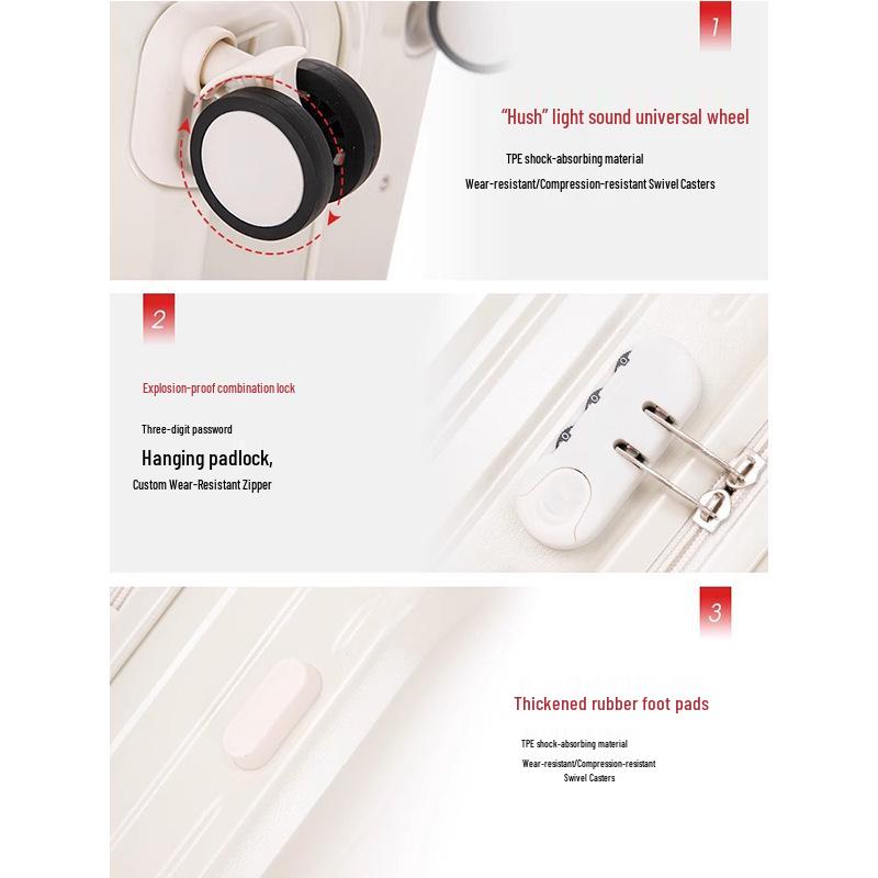 20-дюймовый чемодан ручной клади с универсальными колесами, перезаряжаемый, для мужчин, женщин и студентов