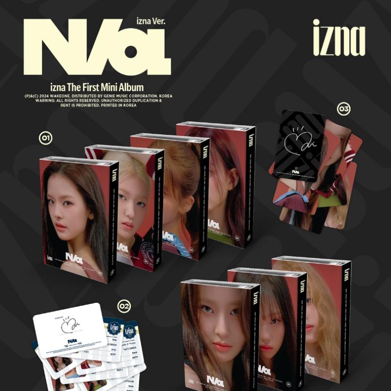 IzuNA N A 1st miNi Album izNA Ver. Nfc Nemo Ver.