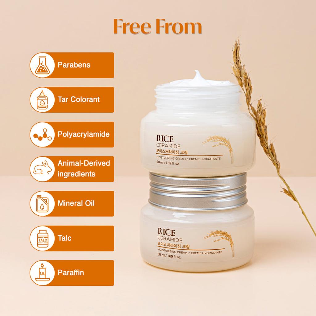 The Face Shop Rice & Ceramide Moisturizing Cream 50ml