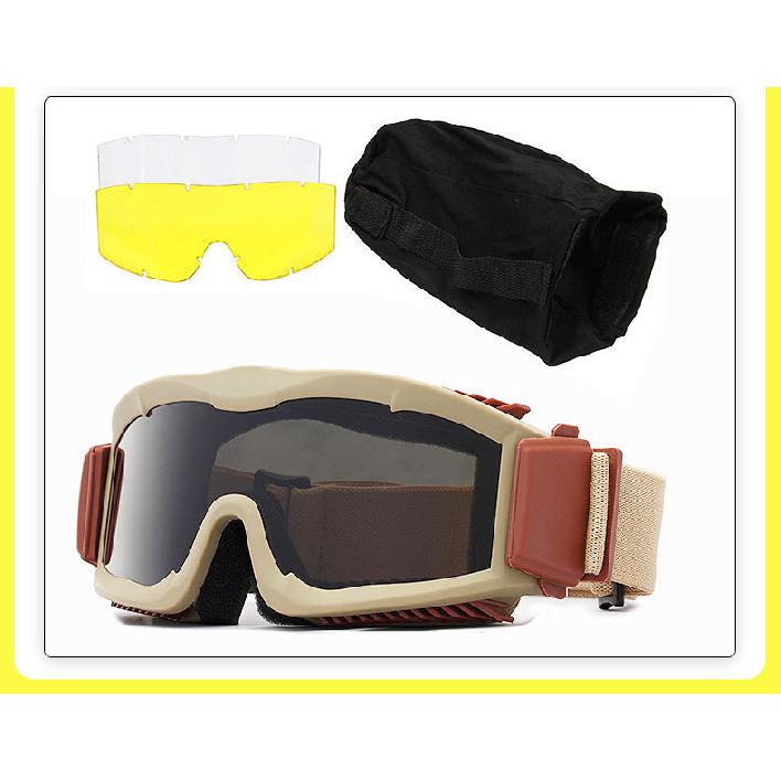 Alpha Tactical Goggles Set Desert Locust Military Fan Special Glasses Motorcycle Goggles Realistic Shooting CS