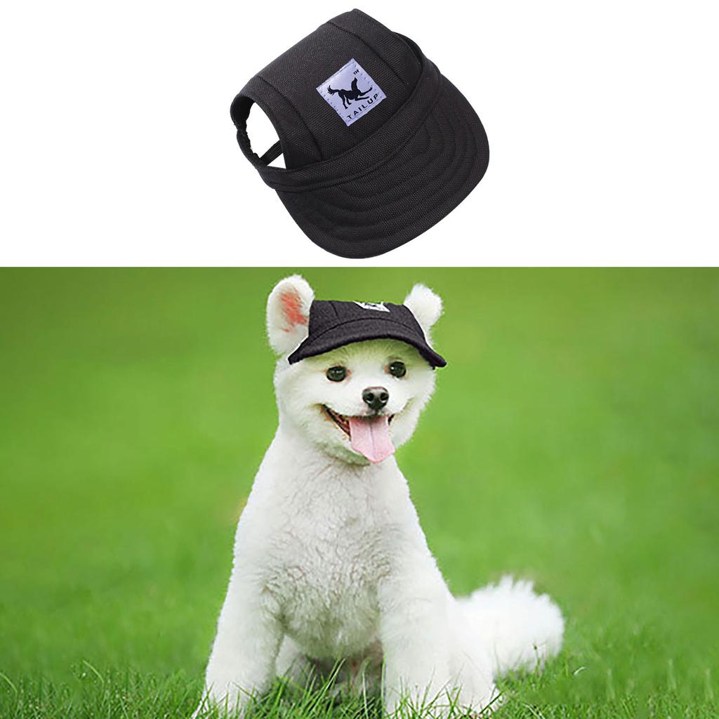 Small Pet Summer Canvas Cap Dog Baseball Visor Hat Puppy Outdoor Pet Cap