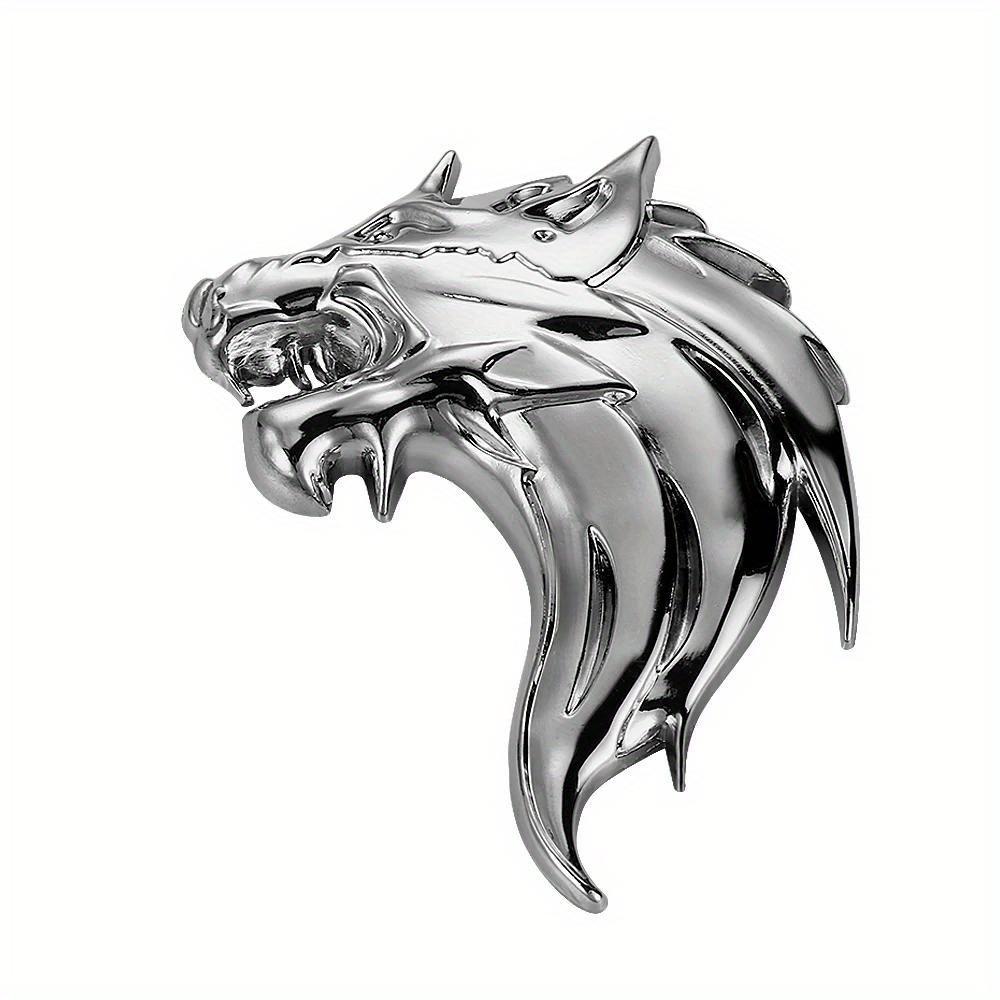 Голова Волка Росомахи 3D Металл Авто Мотоцикл Логотип Эмблема Наклейка DIY Новый Пистолет Серебро Бронза 3 Цвета Автостайлинг